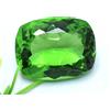 1000 KT Topazio Verde Naturale Cuscino Forma Trasparente Certificato Loose Gemma