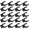 MEXRUMI 20 clip per battiscopa da cucina, divano, tavolo, letto (27 mm)