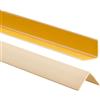 ProfiPVC Profilo Angolare PVC 30x30 mm - Listello di protezione in plastica flessibile - Striscia autoadesiva - Riparo dei profili angolari e bordi, facile da installare - 180cm, Cremoso