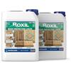 Roxil Impermeabilizzante Liquido Protettivo 2x5L - Impregnante per Legno | Fino a 10 anni di protezione. Impregnante trasparente per legno da esterno, protegge dall'umidità e dagli agenti atmosferici