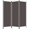 Lumanois Paravento a 3 Pannelli Antracite 150x180 cm, Mobili,Separè, 2.76kg-320717