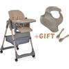 Moni - Moni Seggiolone Pappa Lindo Beige + set pappa omaggio