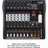 Italian Stage Proel 2MIX8PRO MIXER 8 CANALI EFFETTI VOCE USB Bluetooth + CUFFIA