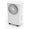 Toyotomi TD-C2410 Deumidificatore 10L/24h con Wi-Fi, Timer, Touch Panel, Ultra Silenzioso <40 dB, Serbatoio 2L, per ambienti fino 25 m², Bianco