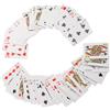 BAZEITFLOW Carte Braille per Adulti Ciechi, Plastico, Gioco Poker, Disabilità | Carte Grandi Caratteri e Braille, Dimensione Comoda, e Partite, Giochi per Disabili Colore Casuale