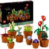 LEGO Botanicals Piantine - Set 9 Piante con Fiori Artificiali in Vaso da Interni