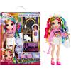 RAINBOW High Creative Crystals Amaya - Bambola Fashion Arcobaleno da 28 cm con K