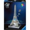 Ravensburger Iconics Eiffel Tower - Light Up 216 piece 3D Jigsaw Puzzle for Adul