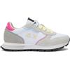 SUN 68 SNEAKER ALLY COLOR EXPLOSION IN MESH E SUEDE BIANCO