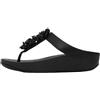 FIT FLOP FINO TOE POST MULTISHARED BEADS BLACK