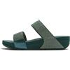 FIT FLOP LULU SHIMMERGLITZ SLIDES DEEP OCEAN