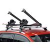 Audi Supporto per Sci e Snowboard 4M0071129, per Bagagli a T, fino a 4 Paia di Sci o 2 Snowboard, senza Funzione Estraibile, Colore Argento