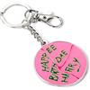 The Carat Shop Harry Potter Happee Birthdae Harry Cake Portachiavi, Rosa Con Dettagli Verdi, Ta