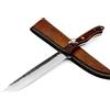 COLTELLO ARTIGIANALE LAMA FISSA DA CACCIA IN ACCIAIO 1095 COLLEZIONE FODERO