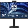 PHILIPS MONITOR PHILIPS LCD IPS LED 120Hz 23.8 Wide 24B2U3301H/00 4ms SoftBlue MM FHD 1500:1 BLACK HDMI DP USB-C LAN WEBCAM Fino:31/05 - 24B2U3301H/00