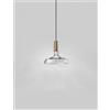 Vistosi SCINTILLA SOSPENSIONE G CRISTALLO TRASPARENTE BRONZO OPACO 2 L3211 LED 3000K 12W 1600lm DIMMERABILE
