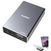 Ticfox Enclosure RAID a due alloggiamenti per SSD e HDD SATA da 2,5, USB 3.0 Gen 2 10 Gbps con UASP, RAID 0/1/JBOD/PM, 16 TB di capacità, enclosure per disco rigido esterno in alluminio