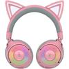 Razer Cuffia con microfono Razer Kraken Kitty V3 Pro - Quartz Auricolare Con cavo e senza A Padiglione Gaming USB tipo Bluetooth Rosa [RZ04-05170200-R3M1]