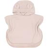 Bamboom Poncho Accappatoio Waffle Neonato in Spugna di Bambù e Cotone con Cappuccio 2-4 Anni - Vintage Pink