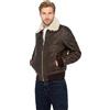 Schott NYC Lcbombardier, Giacca in pelle Uomo, marrone, XXL