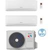 Sinclair Climatizzatore Condizionatore Sinclair Ray Dual Split Inverter R32 12000 + 12000 BTU con U.E MV-E21BI2 Classe A++/A+
