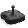 MA MAISON Base Supporto Ombrellone da Giardino 45X45X16h CM - in PP, capacità 18L, con Maniglie, Diametro Tubo 21-33mm, da Esterno, Resistente, da Riempire - Colore (Antracite)
