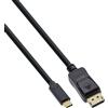 InLine Cavo display USB InLine®, da spina USB-C a spina DisplayPort, 7,5 m