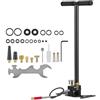 VEVOR Pompa Manuale PCP 3 Stadi, Pompa PCP ad Alta Pressione Portatile, Gonfiaggio Pneumatici Bici Pressione max 41,37 MPa con Filtro Olio-Umidità Manometro Lunghezza del Tubo Flessibile 56 cm