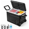 VEVOR Frigorifero Elettrico Portatile per Auto, Frigo Portatile con Ruote per Campeggio Viaggio Picnic Barbecue Feste Barche Capienza 78 Litri, Mini Frigo a Compressore da -20 a 20°C, Controllo APP