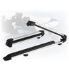 VEVOR Portasci e Snowboard, Portasci per Tetto Auto Scanalatura a T Porta 6 Paia di Sci o 4 Snowboard, 2 Pezzi Supporti Universali in Alluminio per Portapacchi Auto, Serratura e Imbottitura in Gomma