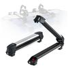 VEVOR Portasci e Snowboard, Portasci per Tetto Auto Scanalatura a T Porta 4 Paia di Sci o 2 Snowboard, 2 Supporti Universali in Alluminio per Portapacchi Auto con Serratura e Imbottitura in Gomma