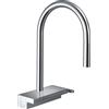 hansgrohe Aquno Select M81 Miscelatore monocomando da cucina 170, doccetta estraibile, 3 getti, cromo, 73837000