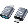 Graugear Adattatore usb Graugear G-AD-ATC-10G-2 USB-C a USB-A 10 Gbit/s 2pz [G-AD-ATC-10G-2]