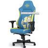noblechairs Sedia da gioco Noblechairs Hero Edizione Fallout Vault-Tec in Pelle sintetica Blu/Giallo