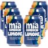 Mia Kombucha al Limone - Tè Fermentato Naturale con Succo di Limone - Ricca di Probiotici e Antiossidanti - Bevanda Analcolica 330ml (6 Lattine)