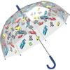 SJ GANG STYLE JAM GANG Ombrello a campana per bambini, Azzurro, Facile da aprire, Antivento, Ombrellino portatile borsa, Zaino, Viaggio, Idea regalo bambino