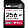 KINGSTON Memoria Flash Kingston 256GB SDXC UHS-II V60 U3 - SDR2V6/256GB
