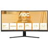 AOC B3 CU34B3E Monitor PC 86,4 cm (34") 3440 x 1440 Pixel Wide Quad HD LED Nero