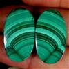 Gemstonedesire 50,30 ct.100% naturale unica malachite verde coppia ovale cabina 14x25x4 mm p...