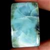 Gemstonedesire 47,60 ct 100% naturale design blu cielo Larimar cuscino cabina 22x33x5 mm pie...