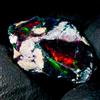 OPAL EMPIRE Black Fire Opal Grezzo Etiope Naturale 6,50 ct 15x13 mm Pietra Preziosa
