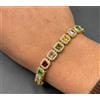 Bracciale Ottone Oro con Luminosi Zircone di ALTISSIMA QUALITA' multi colori