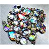800 Ct Topazio Mistico Naturale Multicolore Pendente In Argento 925 Lotto Gemma
