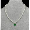 Collana regolabile per la Donna Perle con Pendente a scelta Argento 925 Rodio