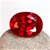 Chirag Gems 5.75 CT Naturale Rosso Rubino Taglio Ovale Birmano Certificato Loose Gemma Con
