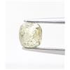 Sparkling Fancy Diamonds Diamante Ovale Naturale 0.86ct Giallo Verde Brillante Taglio M.B.C.