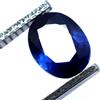 Chirag Gems Naturale Zaffiro Blu 4.00 CT Ovale Taglio Sfaccettato Certificato Loose Gemma