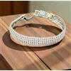 Bracciale da Donna in Ottone con Zirconi di ALTISSIMA QUALITA' regolabile