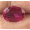 Naturale Lampone Rosa Rodolite Granato 1.35 Carato Ovale Gemma Certificato C545