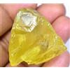 Gemsmyriad 100% Naturale Limone Citrino 161.80 KT Certificato 33 MM FACET Esemplare Grezzo
